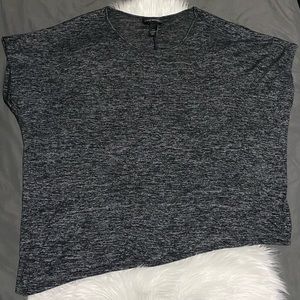 Lane Bryant Asymmetrical Cap Sleeve Top